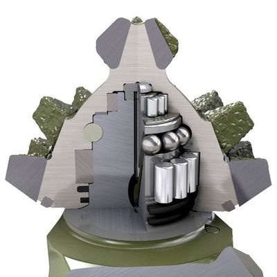 8-1/2 Inch Milled Tooth Roller Cone Drill Bits For Water Mining Well Soft Formation Drilling