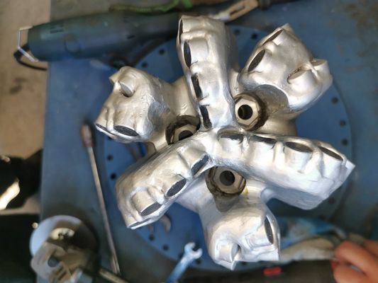 5.875'' Steel Body 6 Blade Diamond PDC Rock Drilling Tools With 13mm Primary Cutter