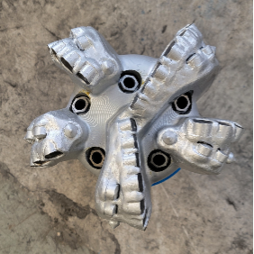 9 7/8 Badan baja 19mm Cutter PDC Bor Bit untuk sumur minyak